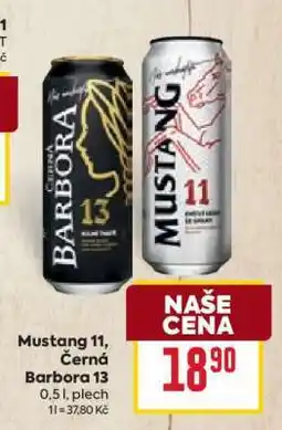 Billa Mustang 11, Černá Barbora 13 nabídka