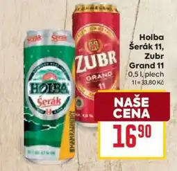 Billa Holba Šerák 11, Zubr Grand 11 nabídka