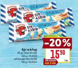 Billa Sýr a křup nabídka