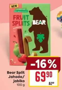 Billa Bear Split Jahoda/jablko 100 g nabídka