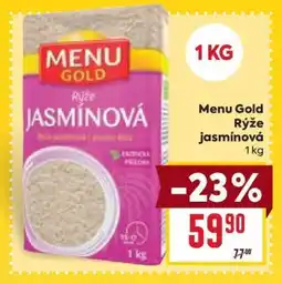 Billa Menu Gold Rýže jasmínová 1kg nabídka