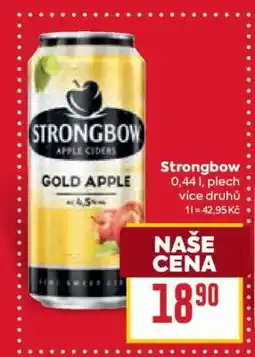 Billa Strongbow Gold Apple nabídka
