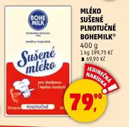 Penny Market MLÉKO SUŠENÉ PLNOTUČNÉ BOHEMILK nabídka