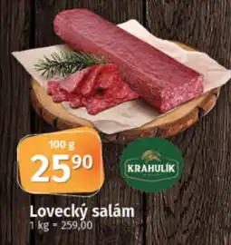 COOP TIP Lovecký salám nabídka