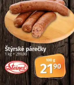 COOP TIP Štýrské párečky nabídka