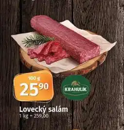 Coop Lovecký salám nabídka