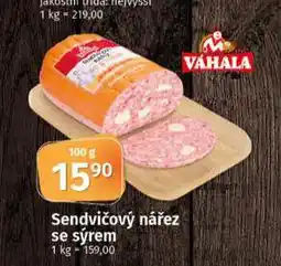 Coop Sendvičový nářez se sýrem nabídka