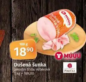Coop Dušená šunka nabídka