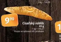 Coop Císařský rohlík nabídka
