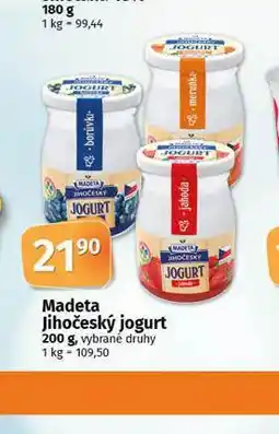 Coop Madeta jihočeský jogurt nabídka