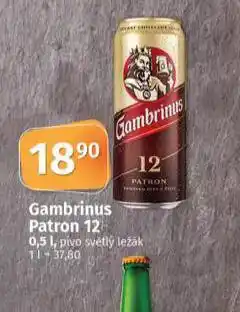 Coop Pivo gambrinus patron 12 nabídka