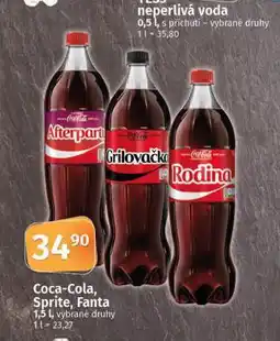 Coop Coca cola, fanta, sprite nabídka