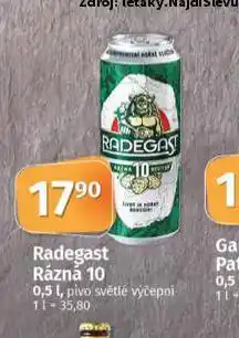 Coop Pivo radegast rázná 10 nabídka