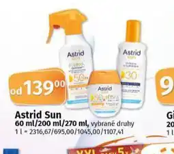 Coop Astrid sun nabídka