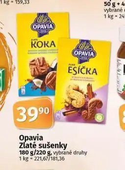 Coop Opavia zlaté sušenky nabídka