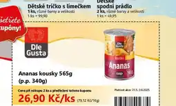 Coop Ananas kousky nabídka