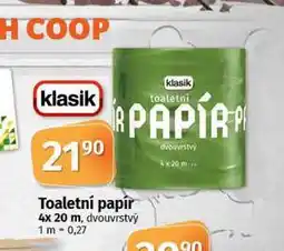 Coop Toaletní papír nabídka