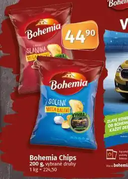 Coop Bohemia chips nabídka