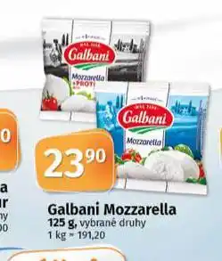 Coop Galbani mozzarella nabídka