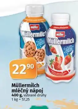 Müllermilch mléčný nápoj