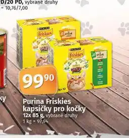 Coop Purina friskies kapsičky pro kočky nabídka