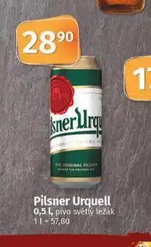 Coop Pivo pilsner urquell nabídka