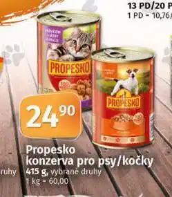 Coop Propesko konzerva pro psy nabídka