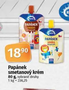 Coop Papánek smetanový krém nabídka