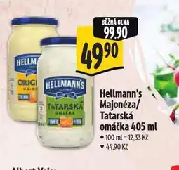 Albert Hellmann´s tatarská omáčka, majonéza nabídka