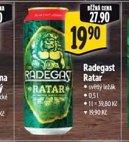 Albert Pivo radegast ratar nabídka