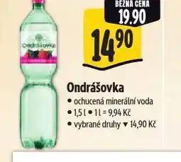 Albert Ondrášovka ochucená nabídka