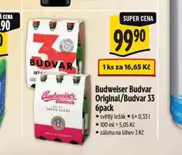 Albert Pivo budvar 33 nabídka