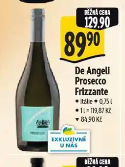 Albert De angell prosecco frizzante nabídka