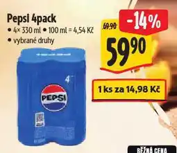 Albert Pepsi 4pack nabídka