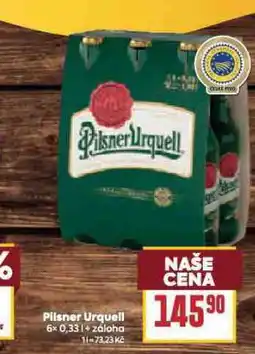 Billa Pivo pilsner urquell nabídka