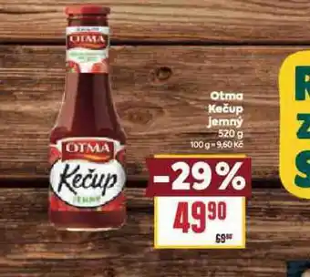 Billa Otma kečup jemný nabídka