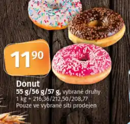 COOP TIP Donut nabídka
