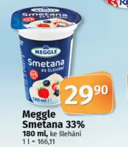 COOP TIP Meggle Smetana 33% nabídka