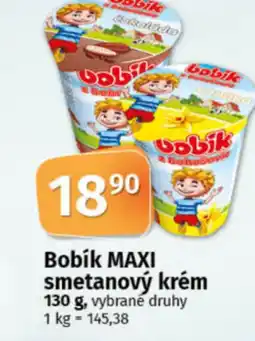 COOP TIP Bobík MAXI smetanový krém nabídka