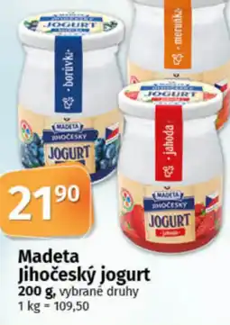 COOP TIP Madeta Jihočeský jogurt nabídka