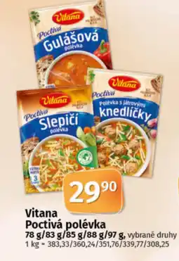 COOP TIP Vitana Poctivá polévka nabídka