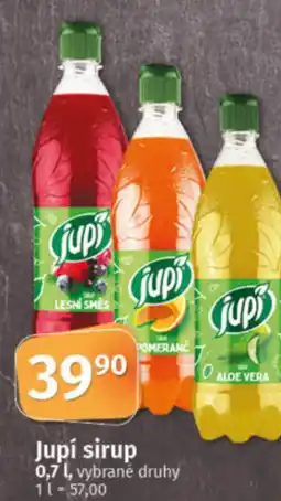 COOP TIP Jupí sirup nabídka