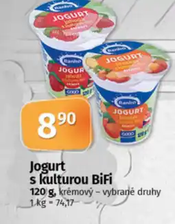 COOP TIP Jogurt s kulturou BiFi nabídka