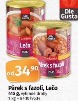 Párek s fazolí, Lečo