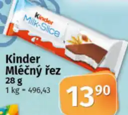 COOP TIP Kinder Mléčný řez nabídka