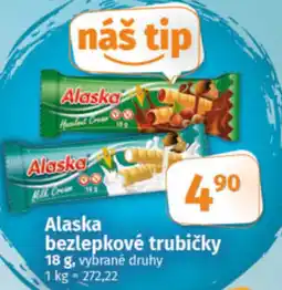 COOP TIP Alaska bezlepkové trubičky nabídka