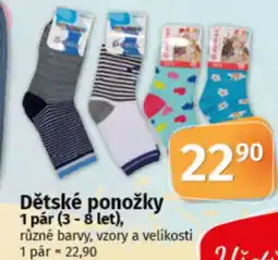 COOP TIP Dětské ponožky nabídka
