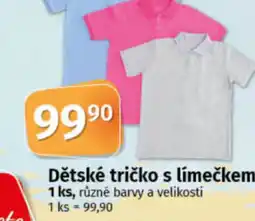COOP TIP Dětské tričko s límečkem nabídka