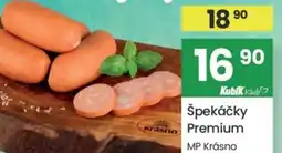 Kubík potraviny Špekáčky Premium nabídka