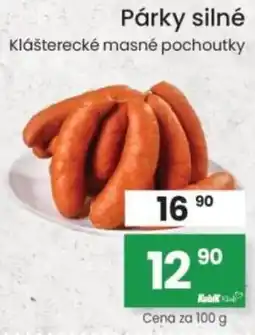 Kubík potraviny Párky silné nabídka